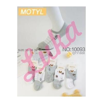 Women's low cut socks Motyl 10093
