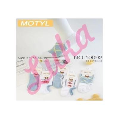 Women's low cut socks Motyl 10092