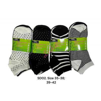 Women's bamboo Low Cut Socks D&A SD02