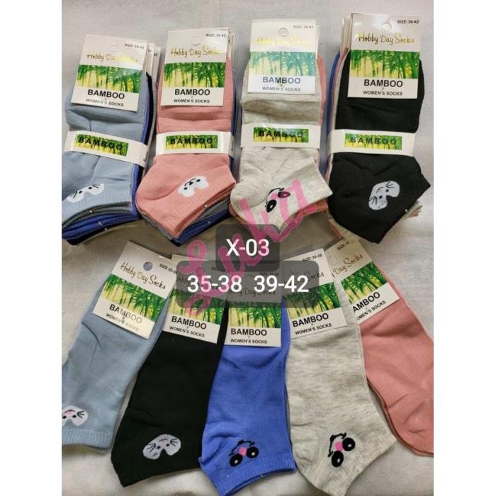 Women's low cut socks Hobby Day w-02