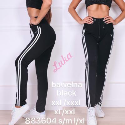 Women's black leggings 883604