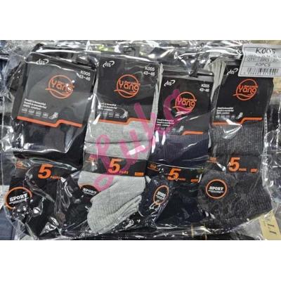 Men's low cut Socks Yang K006