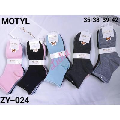 Skarpety damskie Motyl ZY-021