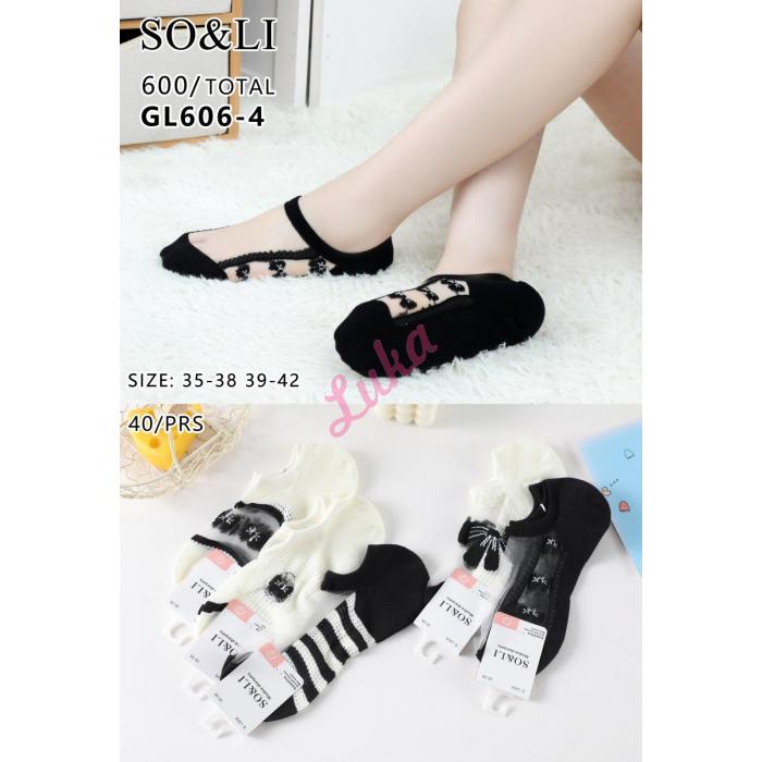 Women's low cut socks So&Li GL606-9