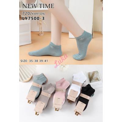 Women's bamboo low cut socks Nantong LY7500-3