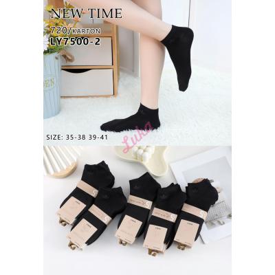 Women's bamboo low cut socks Nantong LY7500-2