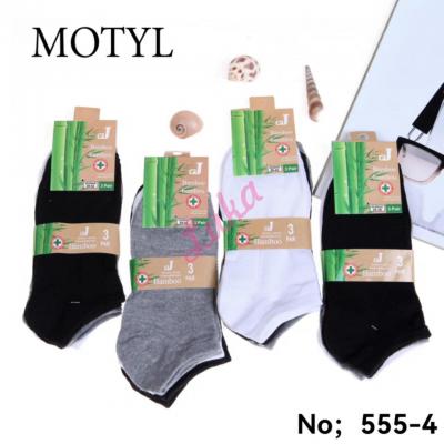 Men's bamboo low cut socks QJ 555-4