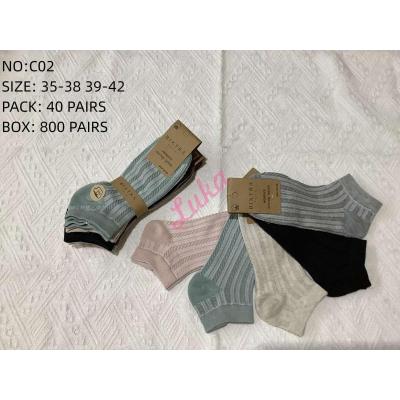 Women's low cut socks Bixtra C02