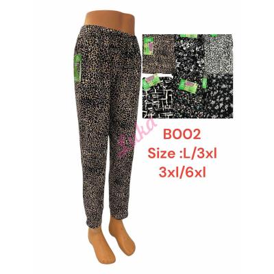 Women's big pants bamboo B004