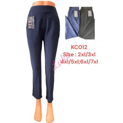Spodnie damskie duży rozmiar KC011