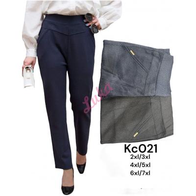 Spodnie damskie duży rozmiar KC012