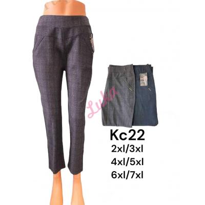 Spodnie damskie duży rozmiar KC021