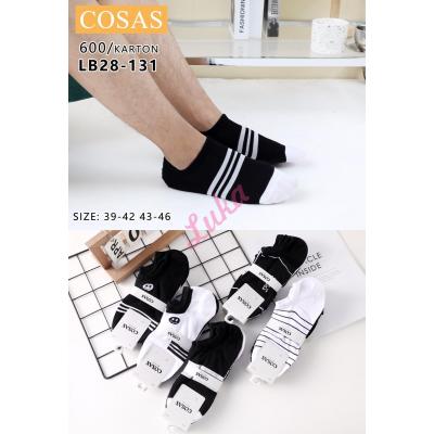 Men's low cut socks Cosas LB28-35