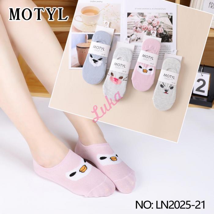 Women's ballet socks Motyl LN2025-20