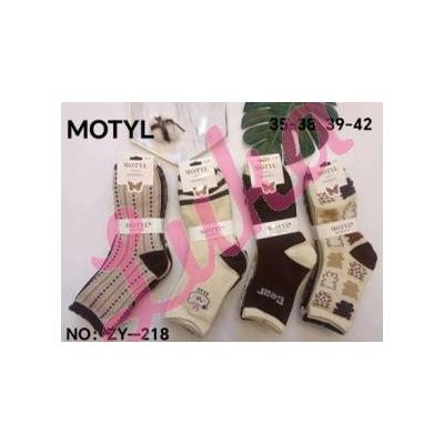 Women's socks Motyl ZY218
