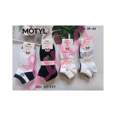 Women's low cut socks Motyl ZY117