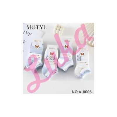 Women's low cut socks Motyl A0006