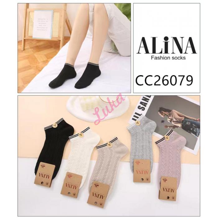 Women's low cut socks Alina bl