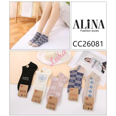 Women's low cut socks Alina cc26081