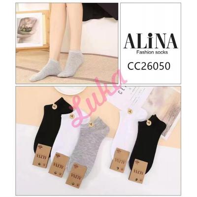 Women's low cut socks Alina bl