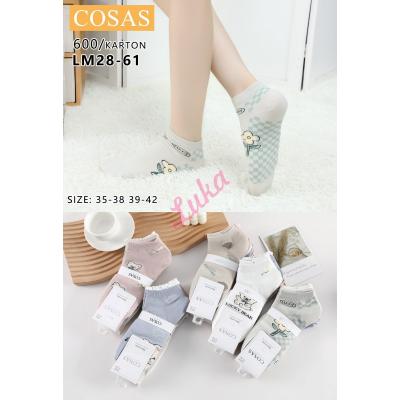 Women's low cut socks Cosas LM28-61