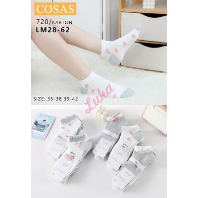 Women's low cut socks Cosas LM28-62