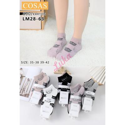 Women's low cut socks Cosas LM28-63