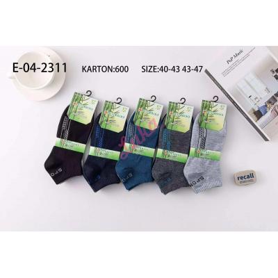 Men's low cut socks bamboo JST E-04-2311