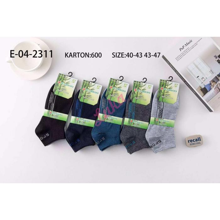 Men's low cut socks bamboo JST E-03-2311