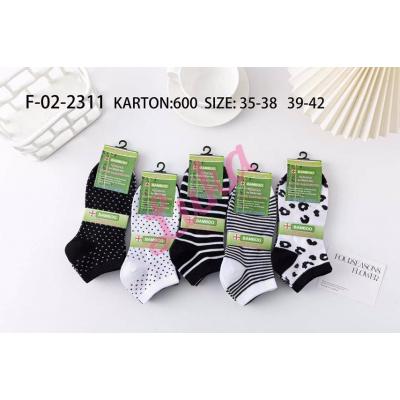 Women's low cut socks bamboo JST F-02-2311