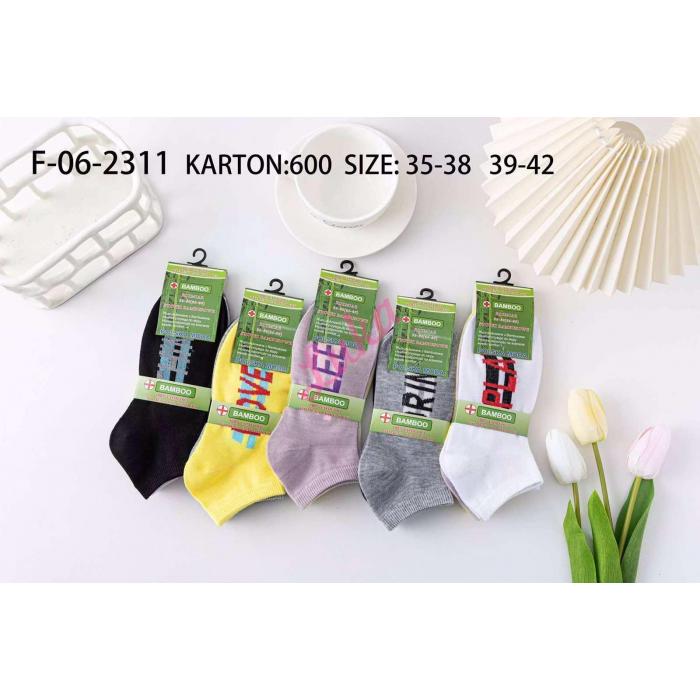 Women's low cut socks bamboo JST F-04-2311