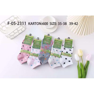 Women's low cut socks bamboo JST F-05-2311