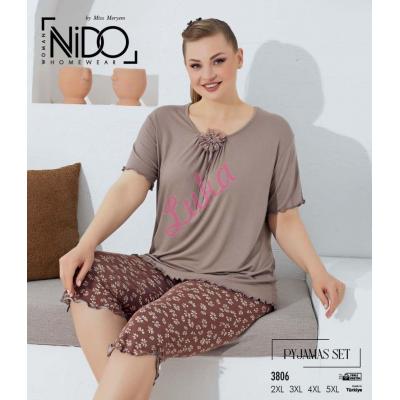 Piżama damska turecka Nido 3806