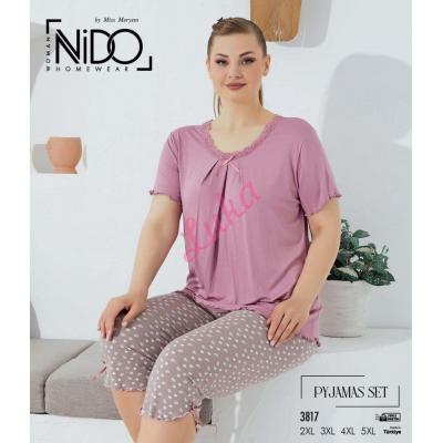 Piżama damska turecka Nido 3817