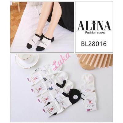 Women's low cut socks Alina bl28016