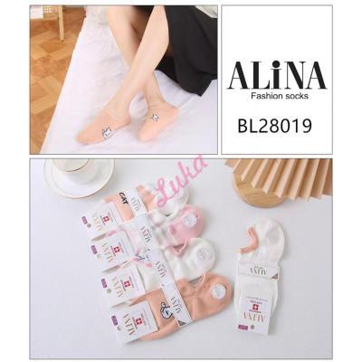 Women's low cut socks Alina bl28019