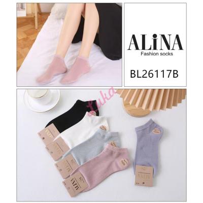 Women's low cut socks Alina bl26117b