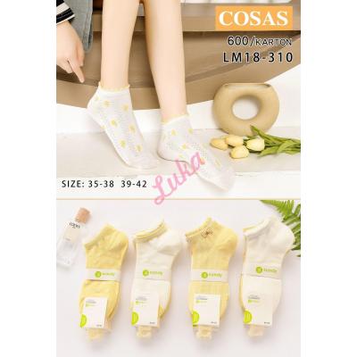 Women's low cut socks Cosas LM18-310