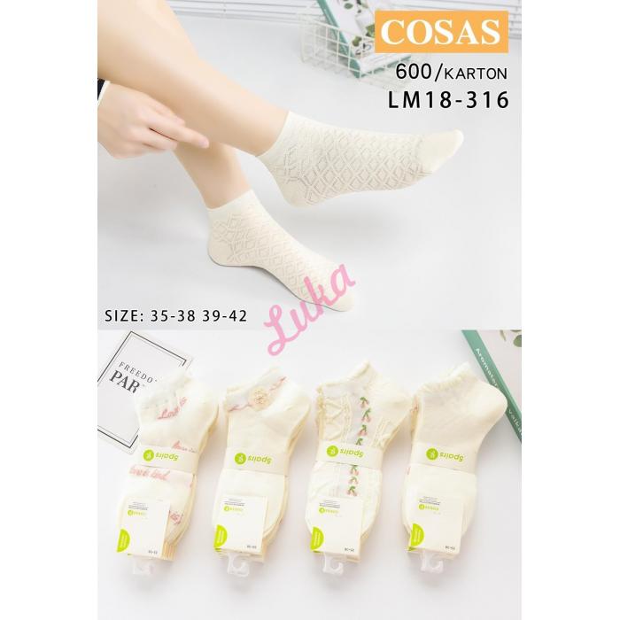 Women's low cut socks Cosas LM18-314