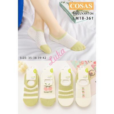 Women's low cut socks Cosas LM18-361