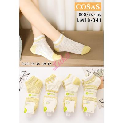 Women's low cut socks Cosas LM18-341