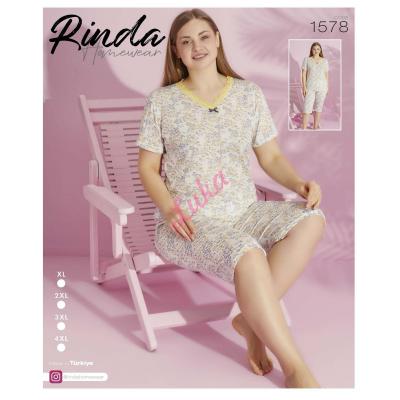 Women's turkish pajamas Rinda 1577 big size