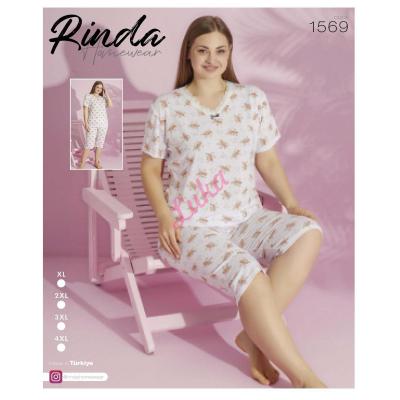 Women's turkish pajamas Rinda 1569 big size