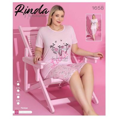 Women's turkish pajamas Rinda 1666 big size