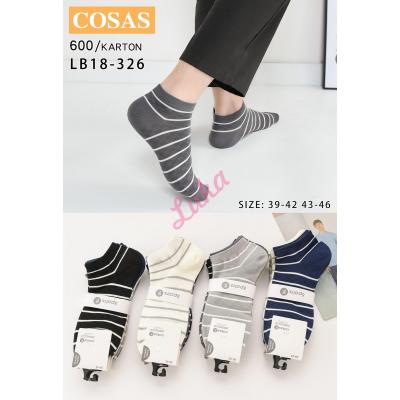Men's low cut socks Cosas LB18-326