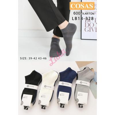 Men's low cut socks Cosas LB18-327
