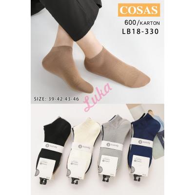 Men's low cut socks Cosas LB18-330