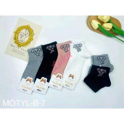 Women's socks Motyl B-7