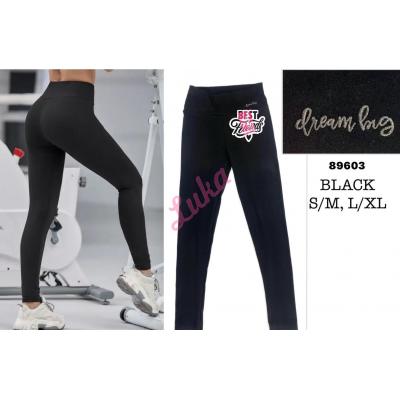 Women's black leggings 89603