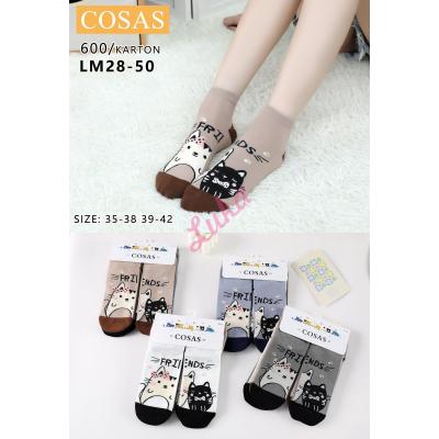 Women's low cut socks Cosas LM28-50